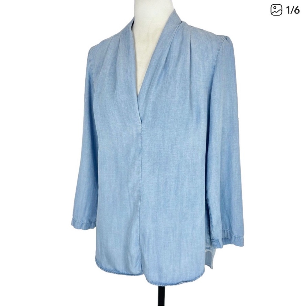 Mossimo blue Lyocell shirt